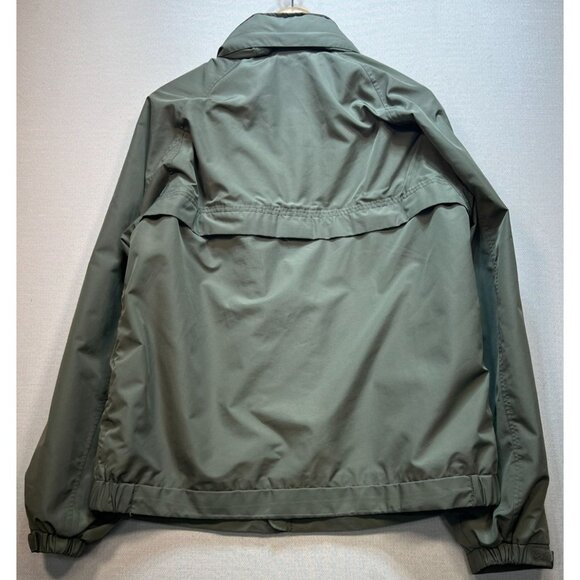 Eddie Bauer Weather Edge Men's Full Zip Jacket Long Sleeve Size L Olive Green - Picture 2 of 10